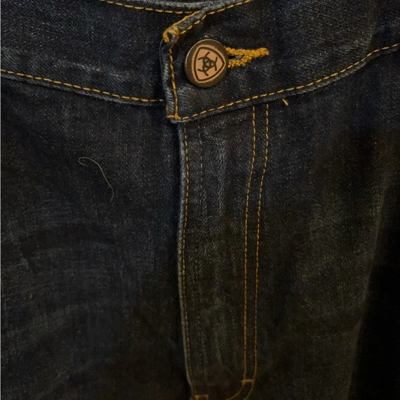 Ariat Jeans M4 Low Rise Boot Cut Men's Blue Jeans - Picture 4 of 10